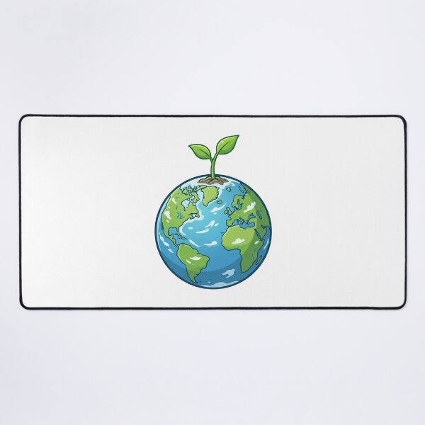 Item preview, Green Seedling Growing from Planet Earth designed and sold by YNAMREG.