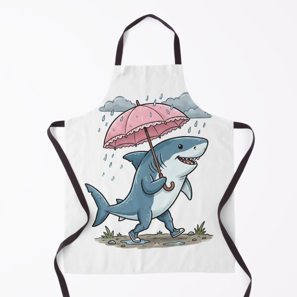 Item preview, Great White Shark With Umbrella designed and sold by YNAMREG.