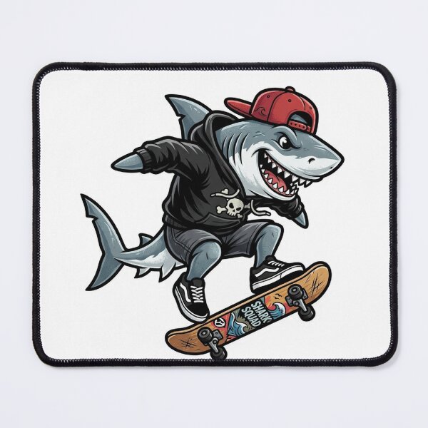 Item preview, Great White Shark Kickflip Skateboard designed and sold by YNAMREG.