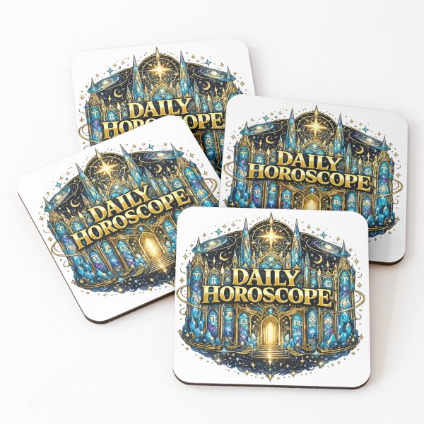 Item preview, Daily Horoscope Fantasy Zodiac Castle Astrology Design designed and sold by irfanshikh.