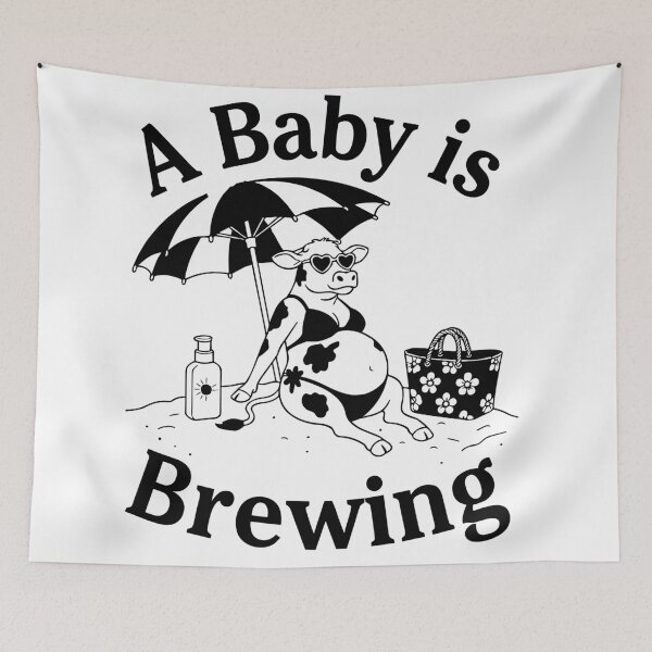 Item preview, A Baby Is Brewing Gothic Skeleton Mother designed and sold by beoldfashioned.