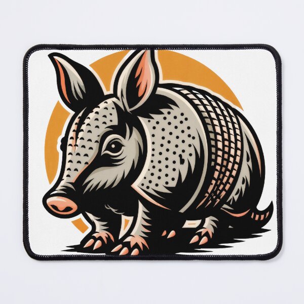 Item preview, Sticker - Decal - Pipe ‑ Stylized Armadillo Armor designed and sold by ForeverPrintsOK.