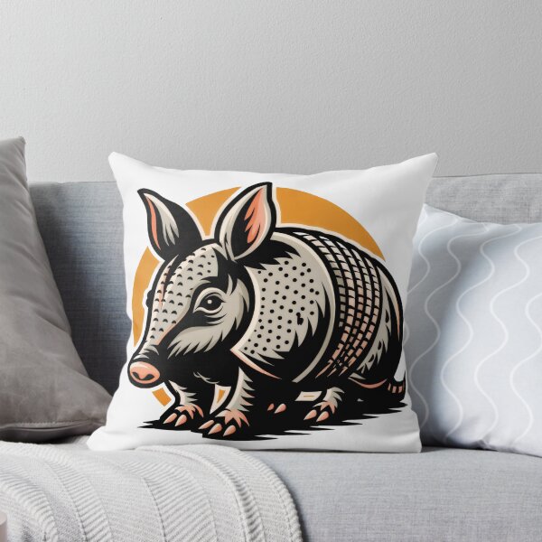 Item preview, Sticker - Decal - Pipe ‑ Stylized Armadillo Armor designed and sold by ForeverPrintsOK.