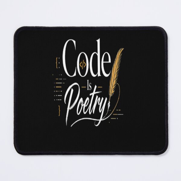 Item preview, Code Is Poetry Minimalist Programmer Typography Design for Developers Coders designed and sold by v6ziix.