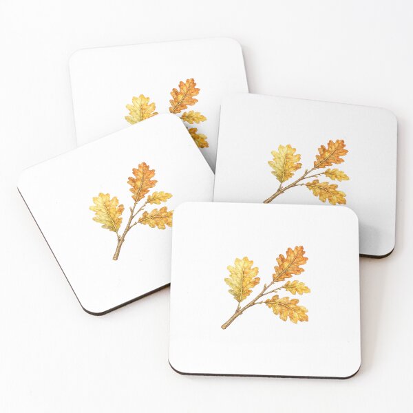 Item preview, Oak Leaf Branch Clipart | Watercolor Botanical Branch | Autumn Botanical Art designed and sold by Nolmo.