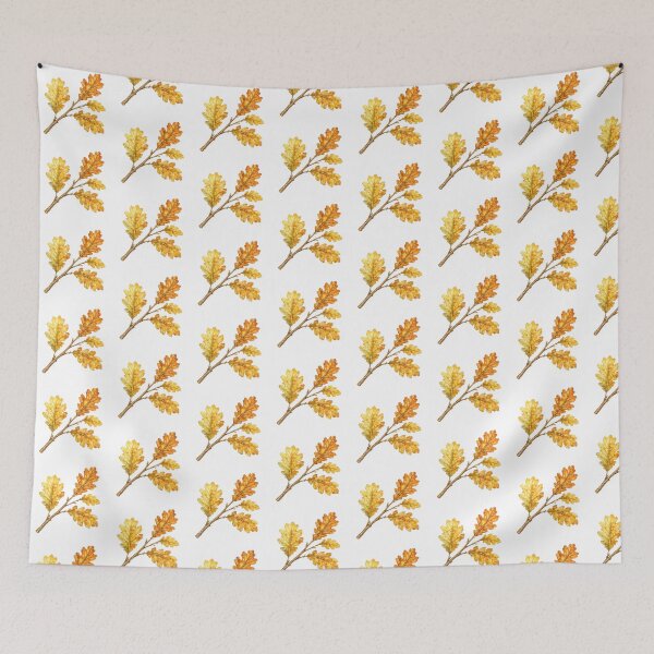 Item preview, Oak Leaf Branch Clipart | Watercolor Botanical Branch | Autumn Botanical Art designed and sold by Nolmo.