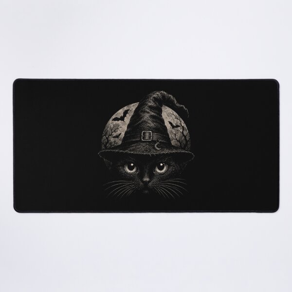 Item preview, Retro Witch Black Cat & bats Full Moon Halloween Vintage Spooky designed and sold by SOUFIANE1991.