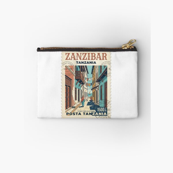 Item preview, Vintage Zanzibar Stone Town Tanzania Travel Stamp designed and sold by k3rstman1.