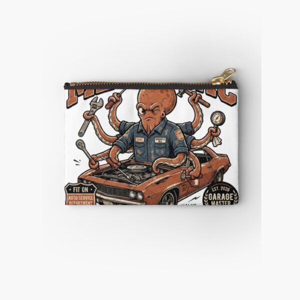 Item preview, Octopus Mechanic Funny Garage Animal Worker Shirt designed and sold by Fit On.