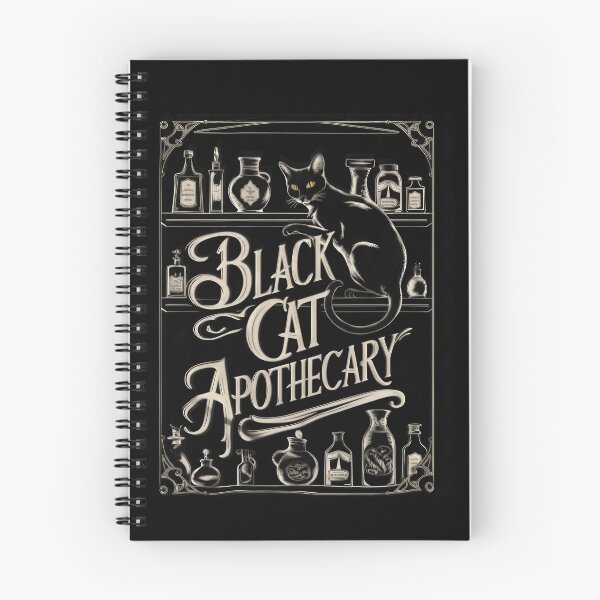 Item preview, Black Cat Apothecary Shirt, Vintage Witchy Halloween Graphic Tee, Gothic Potion Shop Cat, Mystical Cottagecore Fall Gift for Cat Lovers designed and sold by fimacurtuse.