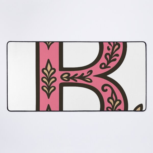 Item preview, Artistic Pink Letter B with Cartoon Design. designed and sold by MissYouONLY.
