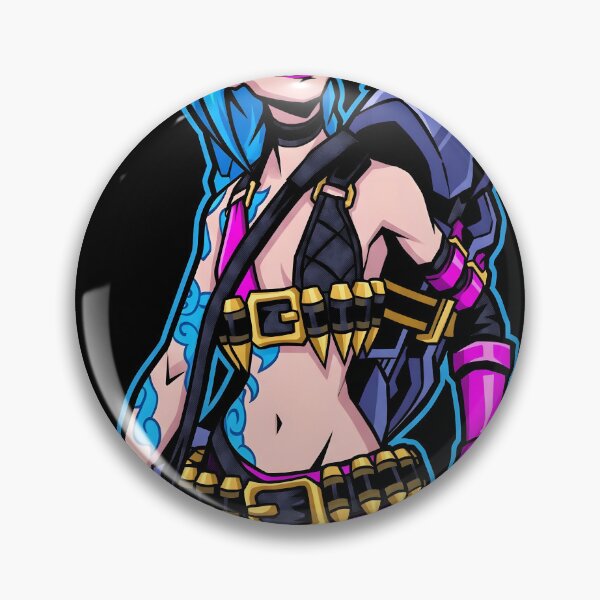 Item preview, Jinx League of Legends Vector Gaming Graphic Tee designed and sold by Senpaiwaves.