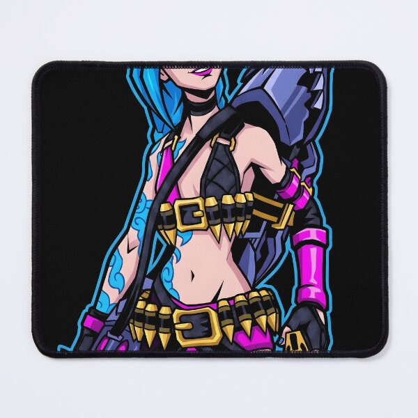 Item preview, Jinx League of Legends Vector Gaming Graphic Tee designed and sold by Senpaiwaves.