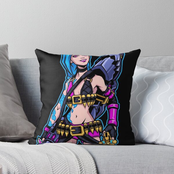 Item preview, Jinx League of Legends Vector Gaming Graphic Tee designed and sold by Senpaiwaves.