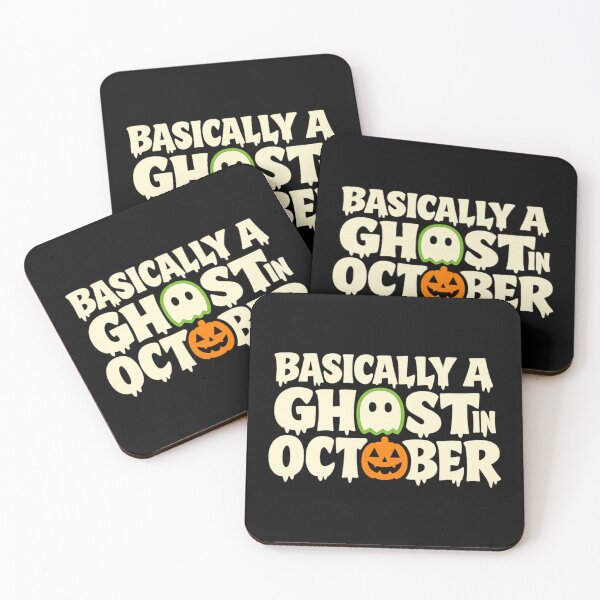 Item preview, Basically A Ghost In October Shirt, For The Spooky Season Regulars designed and sold by PhylonBoxx.