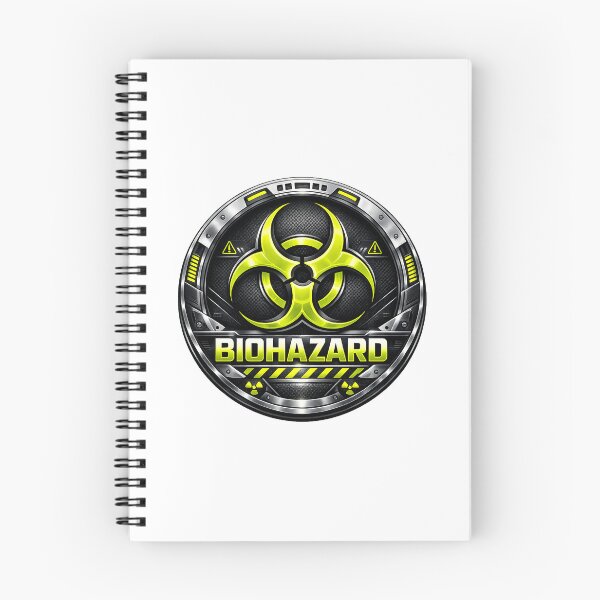 Item preview, BIOHAZARD - SIGNS - RETRO MODERN SIGN - UNIQUE RARE ORIGINAL TSHIRT STICKER designed and sold by SentientGallery.