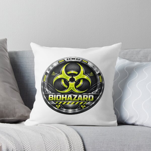 Artikelvorschau, BIOHAZARD - SCHILDER - RETRO MODERNES SCHILD - EINZIGARTIGER, SELTENER ORIGINAL-T-SHIRT-AUFKLEBER entworfen und verkauft von SentientGallery.