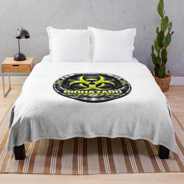 Artikelvorschau, BIOHAZARD - SCHILDER - RETRO MODERNES SCHILD - EINZIGARTIGER, SELTENER ORIGINAL-T-SHIRT-AUFKLEBER entworfen und verkauft von SentientGallery.