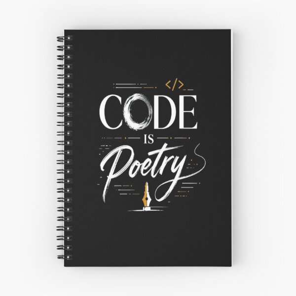 Item preview, Code Is Poetry  Minimalist Programmer Typography Design for Developers and Coders designed and sold by v6ziix.