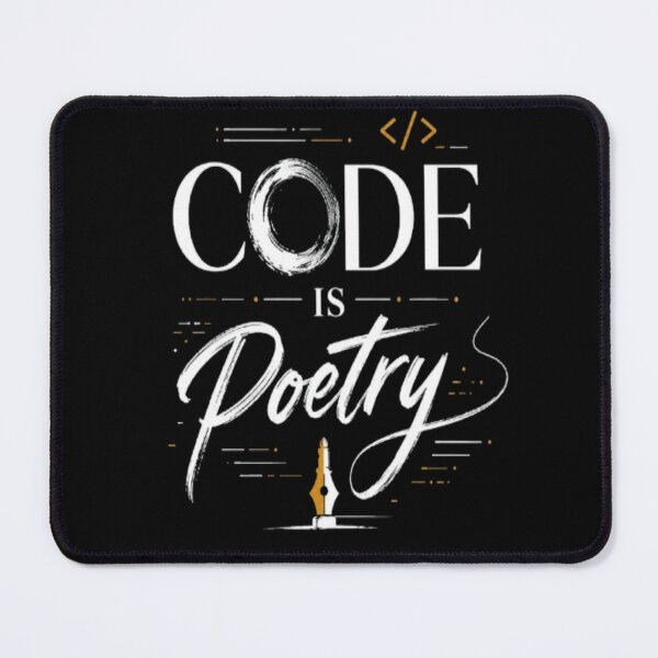Item preview, Code Is Poetry Minimalist Programmer Typography Design for Developers and Coders designed and sold by v6ziix.