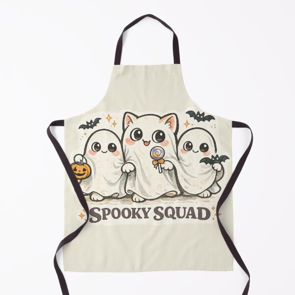 Item preview, Spooky Squad Cute Ghost Trio Cat – Kawaii Halloween Best Friends Gift designed and sold by SaNaCreation13.
