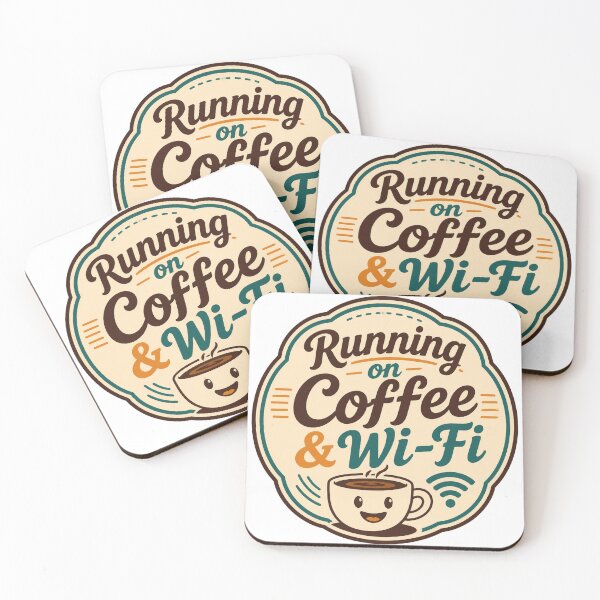 Item preview, Running on Coffee and Wi-Fi designed and sold by good-graffity.