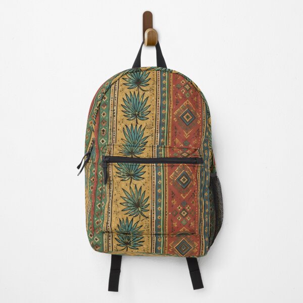 Item preview, Vibrant Nigerian Heritage Palm and Diamond Border designed and sold by Cha-Tea.