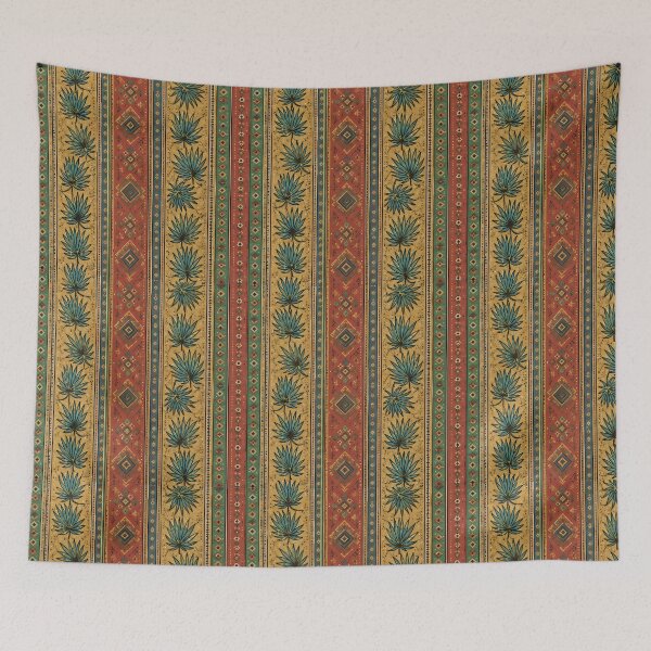Item preview, Vibrant Nigerian Heritage Palm and Diamond Border designed and sold by Cha-Tea.