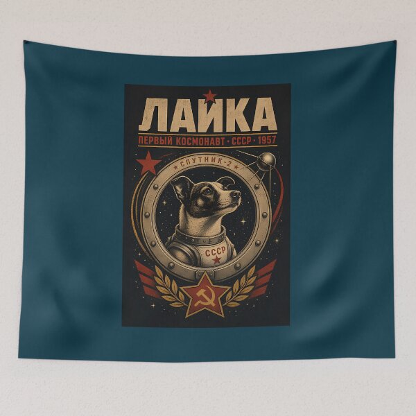 Item preview, Laika  First Cosmonaut Tee  designed and sold by Jalenourtney.