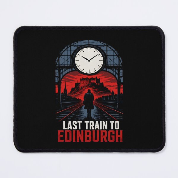 Item preview, Edinburgh Last Train – Red Noir Castle Journey designed and sold by Fenay Designs.