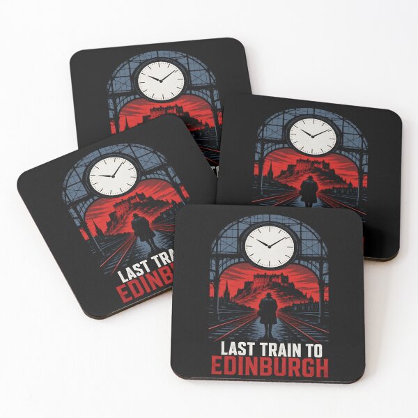 Item preview, Edinburgh Last Train – Red Noir Castle Journey designed and sold by Fenay Designs.