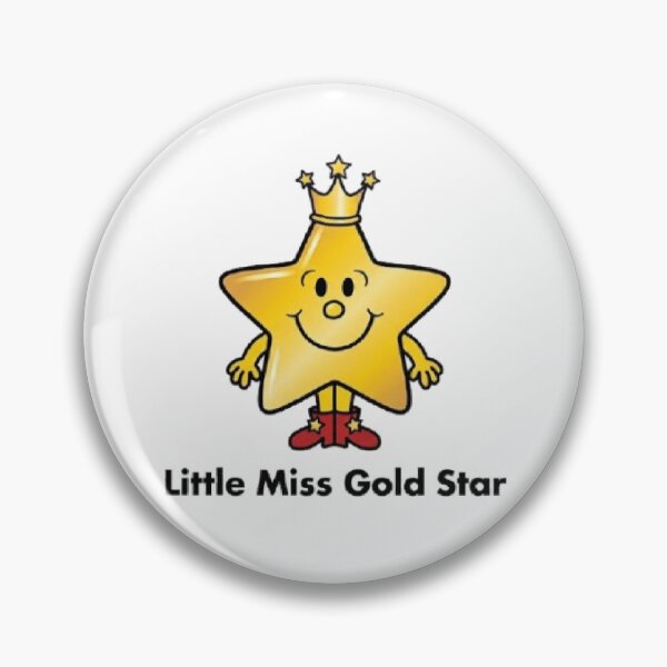 Item preview, Little Miss Gold Star Character Student Back to School designed and sold by SamiraArts.