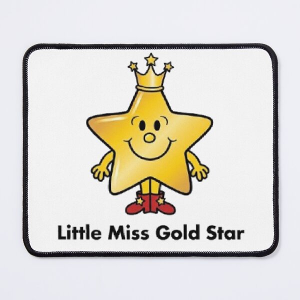 Item preview, Little Miss Gold Star Character Student Back to School designed and sold by SamiraArts.