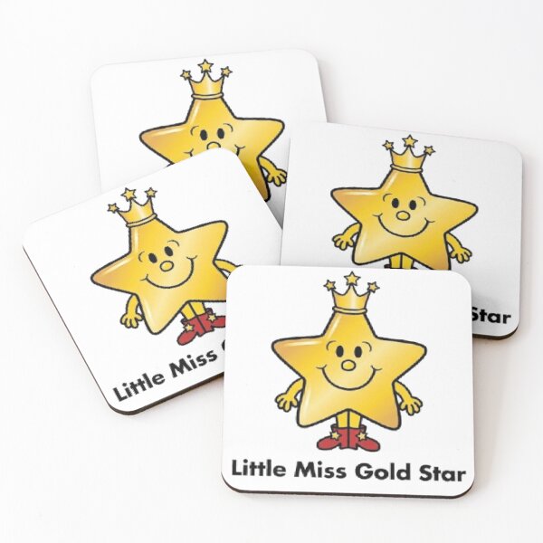 Item preview, Little Miss Gold Star Character Student Back to School designed and sold by SamiraArts.