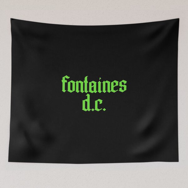 Item preview, FONTAINES DC - LOGO - UNIQUE RARE ORIGINAL TSHIRT STICKER designed and sold by SentientGallery.