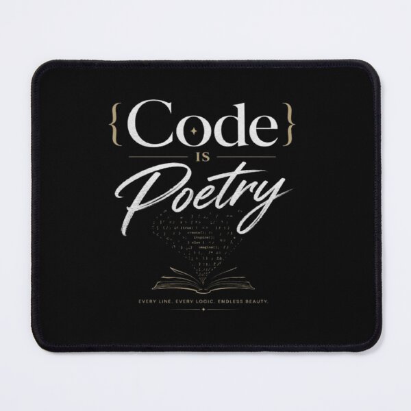 Item preview, Code Is Poetry Minimalist Programmer Typography Design for Developers & Coders designed and sold by v6ziix.