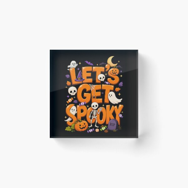 Item preview, Let's Get Spooky Halloween Design designed and sold by rafaeltto.