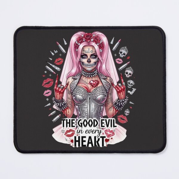 Item preview, Gothic Bride Pink Hair Corset designed and sold by Voodoo Store Paranormal Collections.