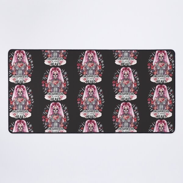Item preview, Gothic Bride Pink Hair Corset designed and sold by Voodoo Store Paranormal Collections.