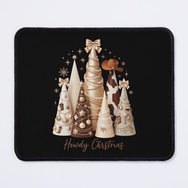 Item preview, howdy christmas western cowboy trees rustic holiday designed and sold by jkrphoto.
