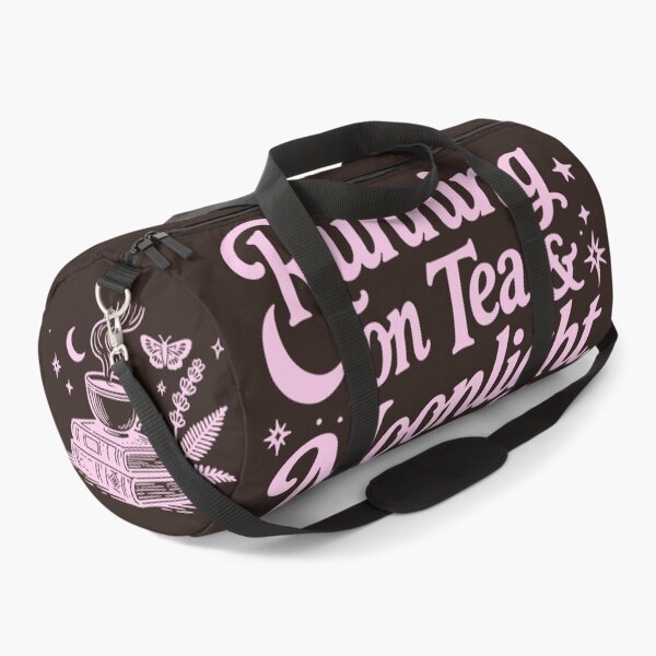 Item preview, Pink Running On Tea And Moonlight Book Lover Reading Aesthetic Cottagecore Witchy Vibes Magical Literary Design For Bookworms Night Owls And Romance Readers designed and sold by Connys Colorful World.