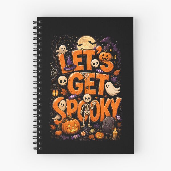 Item preview, Let's Get Spooky Halloween Design designed and sold by rafaeltto.