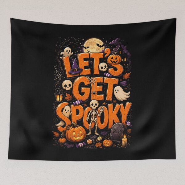 Item preview, Let's Get Spooky Halloween Design designed and sold by rafaeltto.