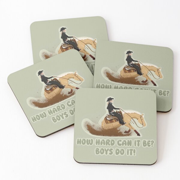 Item preview, How hard can it be? Boys do it! REINING designed and sold by Kat Lisek.