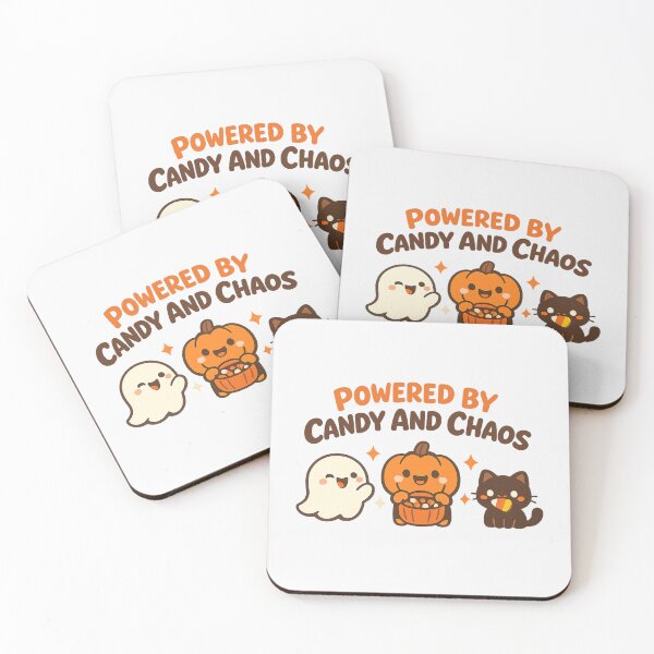 Item preview, Powered By Candy And Chaos, Cute Halloween Graphic designed and sold by PhylonBoxx.