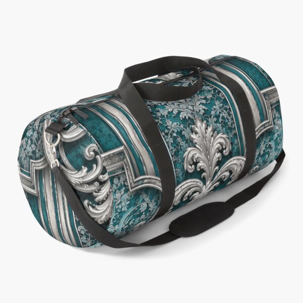 Item preview, Teal-Silver Baroque & Damask designed and sold by DesignsByPrnces.