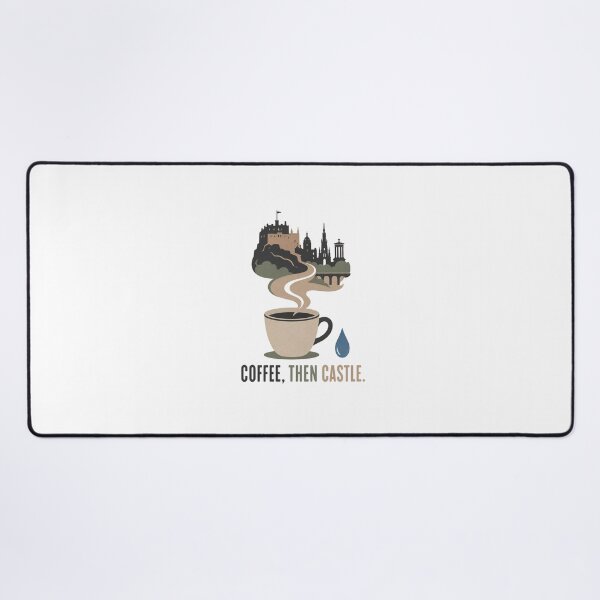 Item preview, Edinburgh Coffee, Then Castle – Rainy City Ritual designed and sold by Fenay Designs.
