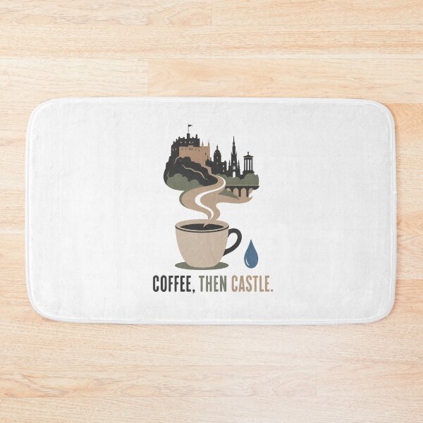Item preview, Edinburgh Coffee, Then Castle – Rainy City Ritual designed and sold by Fenay Designs.