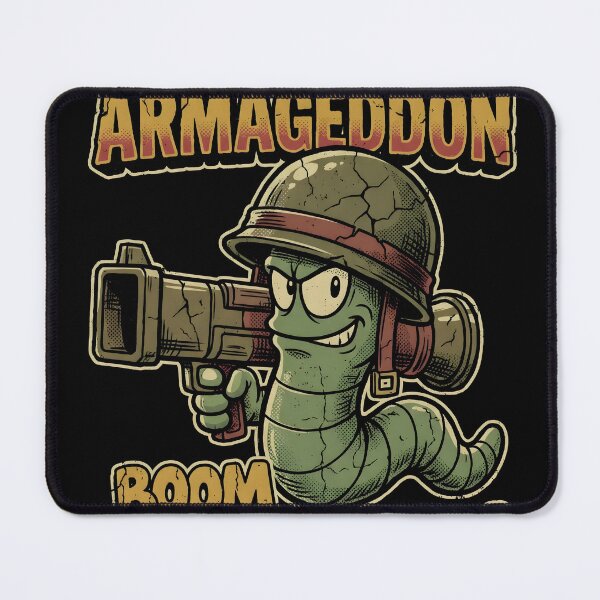 Item preview, Worm With A Bazooka Worms Armageddon Bootleg Video Game Streetwear Tee designed and sold by Senpaiwaves.