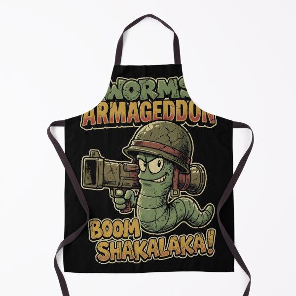 Item preview, Worm With A Bazooka Worms Armageddon Bootleg Video Game Streetwear Tee designed and sold by Senpaiwaves.